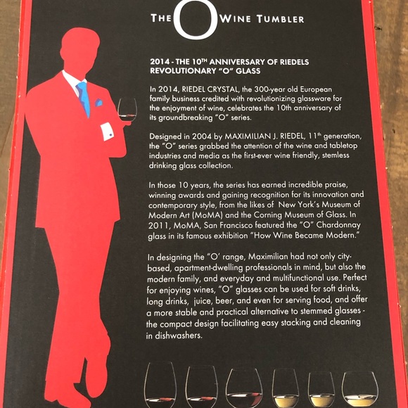 🚫SOLD🚫RIEDEL O WINE GLASSES CABERNET/MERLOT - Picture 6 of 7